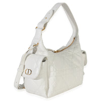 Christian Dior Latte Lambskin Macrocannage Medium D Dream Bag Handbag pv