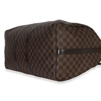 Louis Vuitton Damier Ebene Canvas Keepall Bandouliere 55 Handbag box