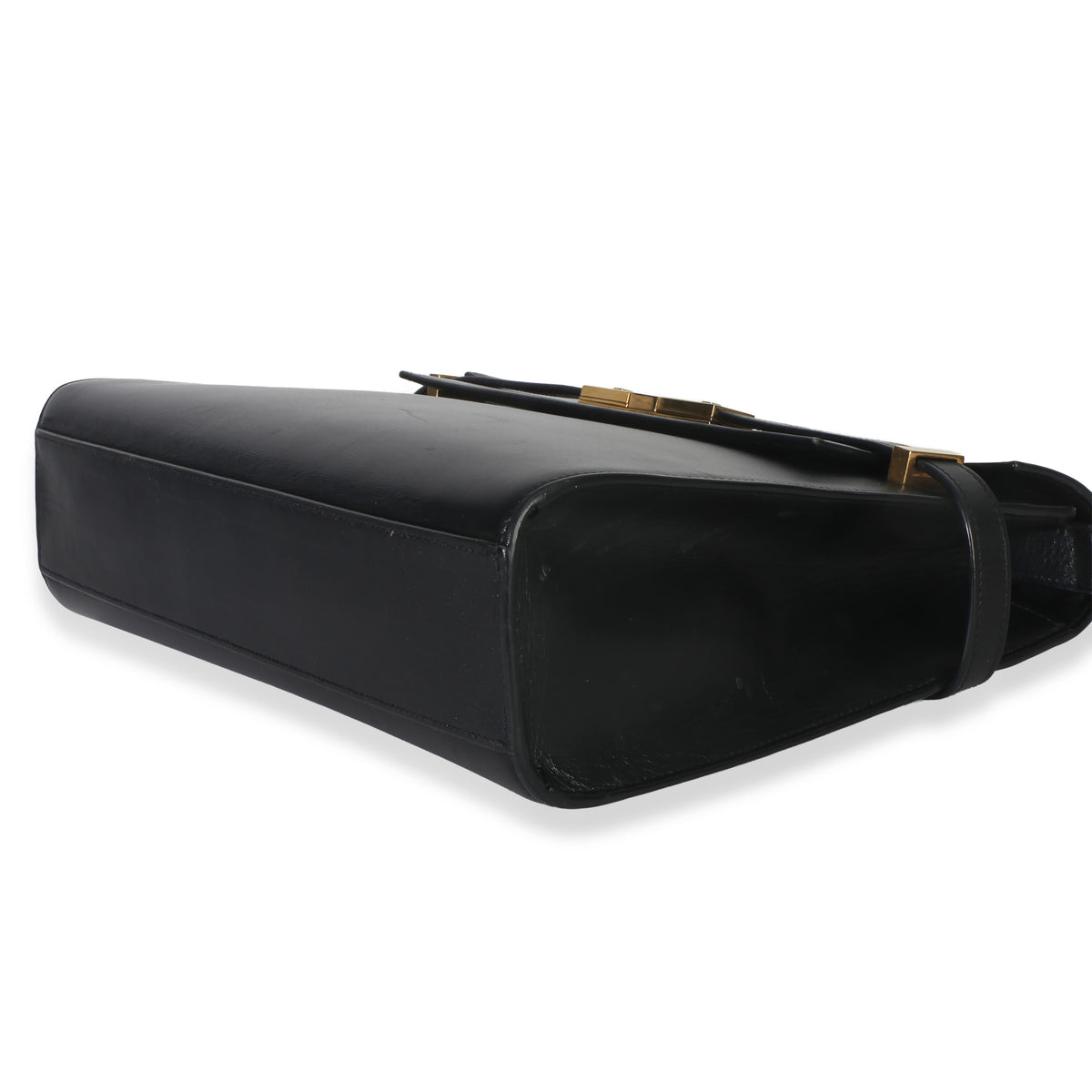 Saint Laurent Black Calfskin Medium Manhattan Shoulder Bag Handbag box