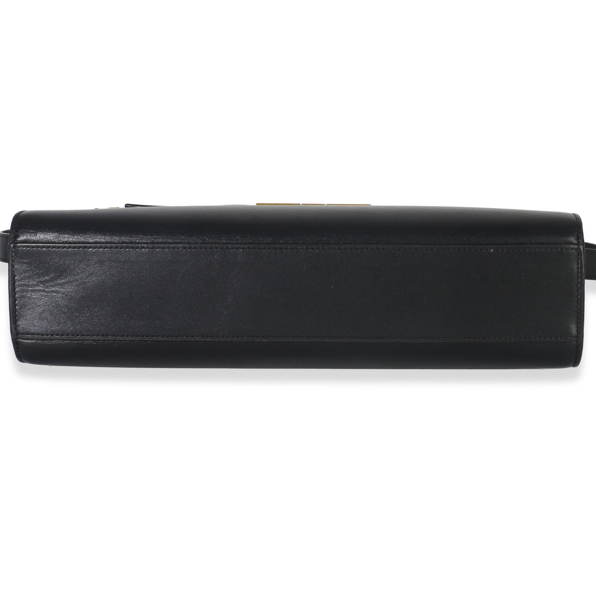 Saint Laurent Black Calfskin Medium Manhattan Shoulder Bag Handbag stamp