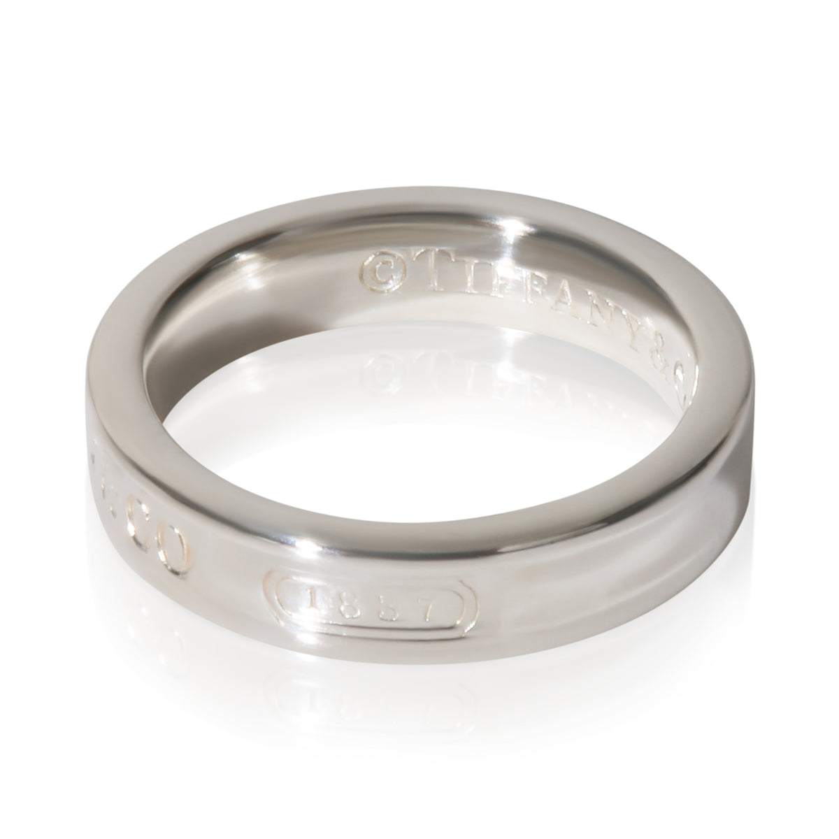 Tiffany & Co. Sterling Silver  1837 Narrow Ring sv
