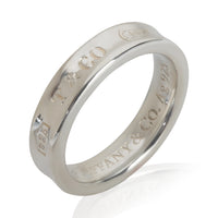 Tiffany & Co. Sterling Silver  1837 Narrow Ring pv