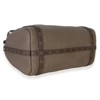 Louis Vuitton Smoke Grey Calfskin Monogram Canvas Express PM Handbag clasp