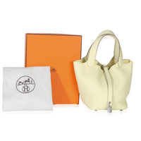Hermès Jaune Milton Clemence Picotin Lock 18 PHW Handbag ad1