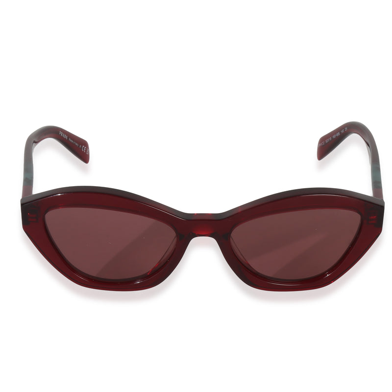 Red Acetate Logo Sunglasses