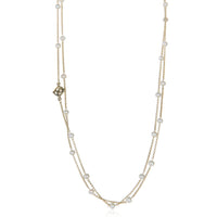 David Yurman Yellow Gold Pearl Necklace fv