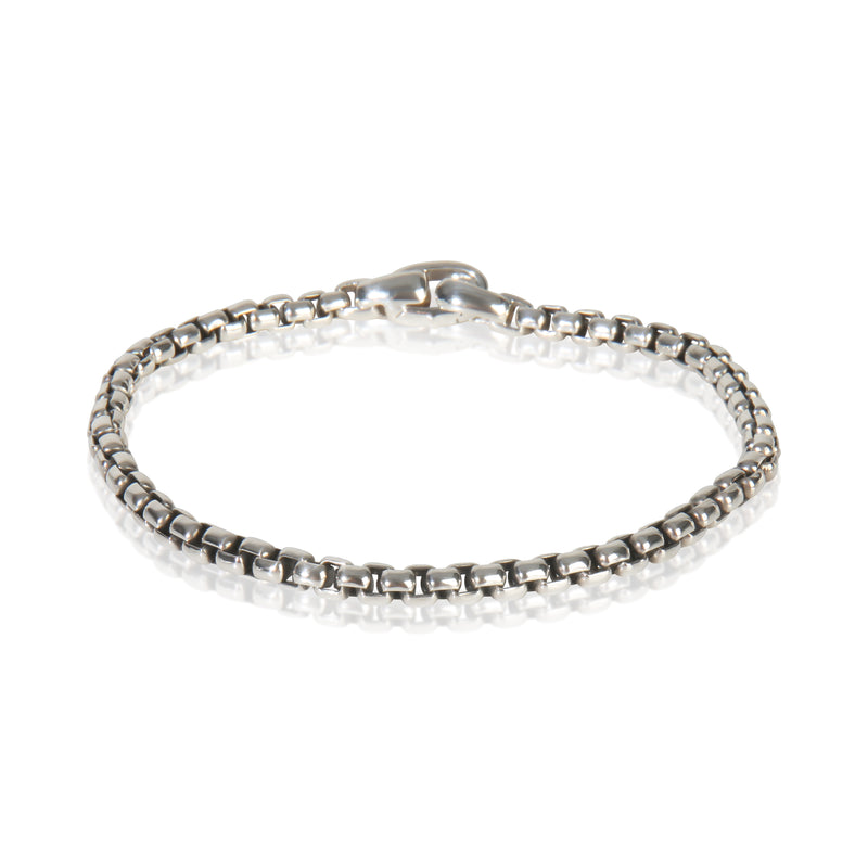 Sterling Silver  Box Chain Bracelet