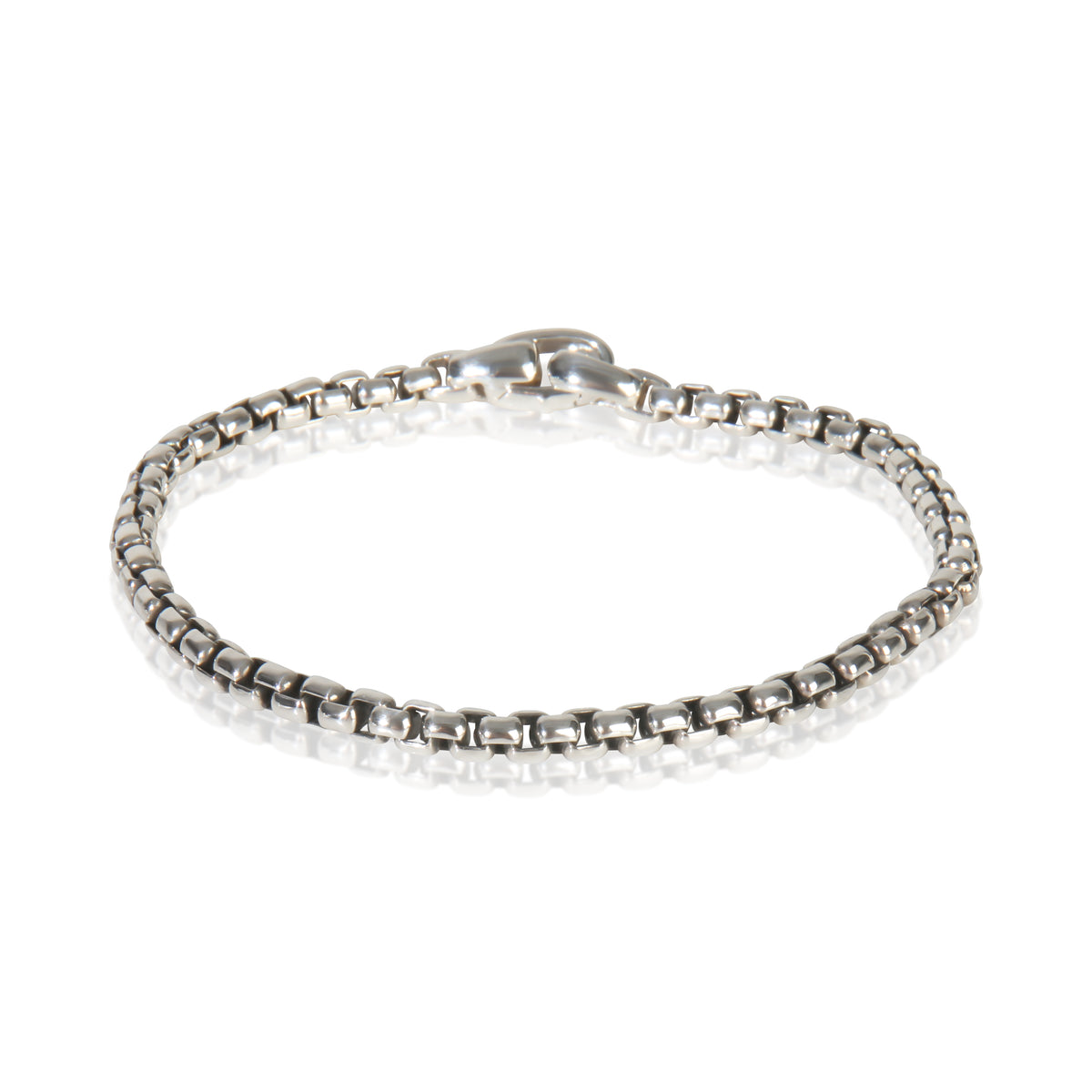 Sterling Silver  Box Chain Bracelet