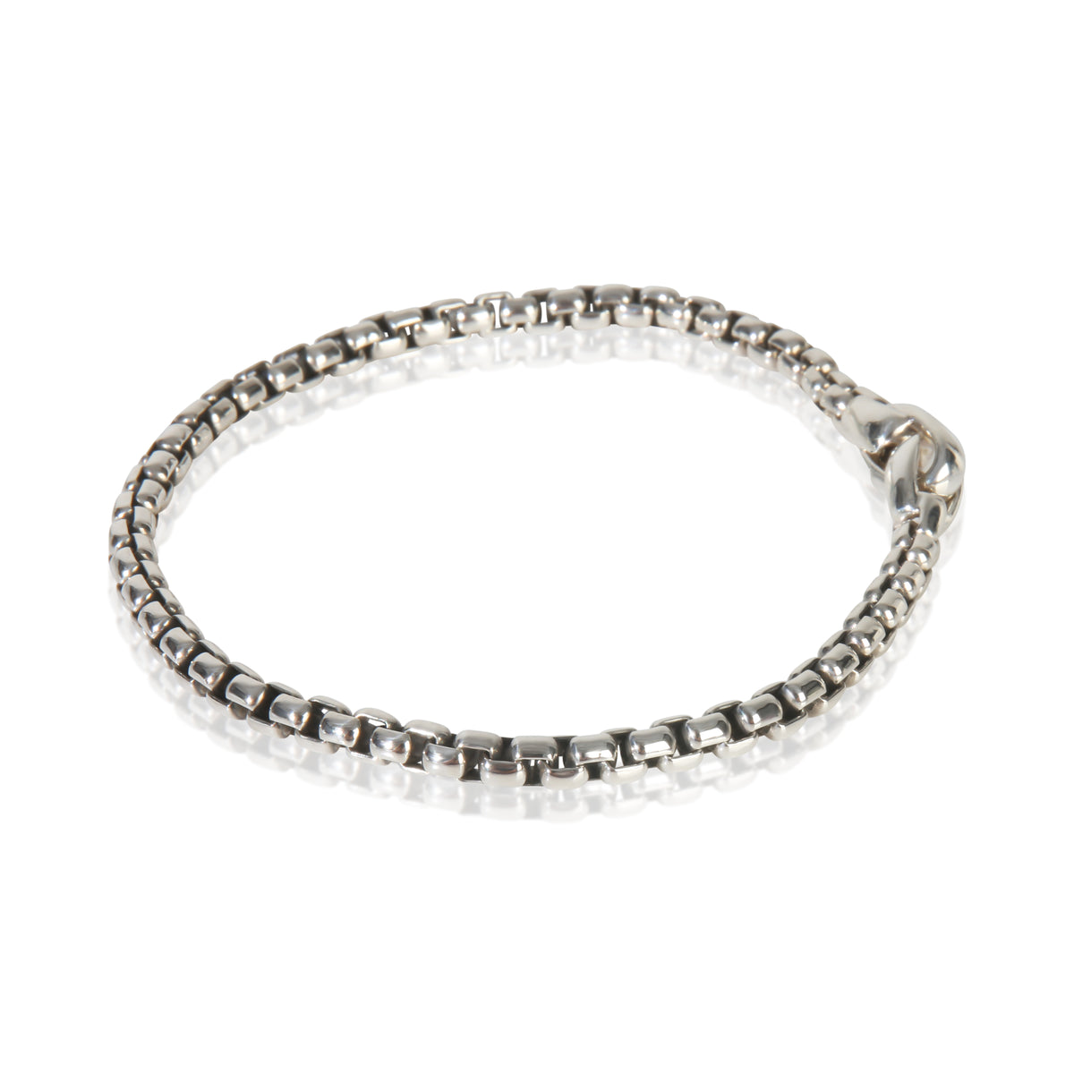 Sterling Silver  Box Chain Bracelet