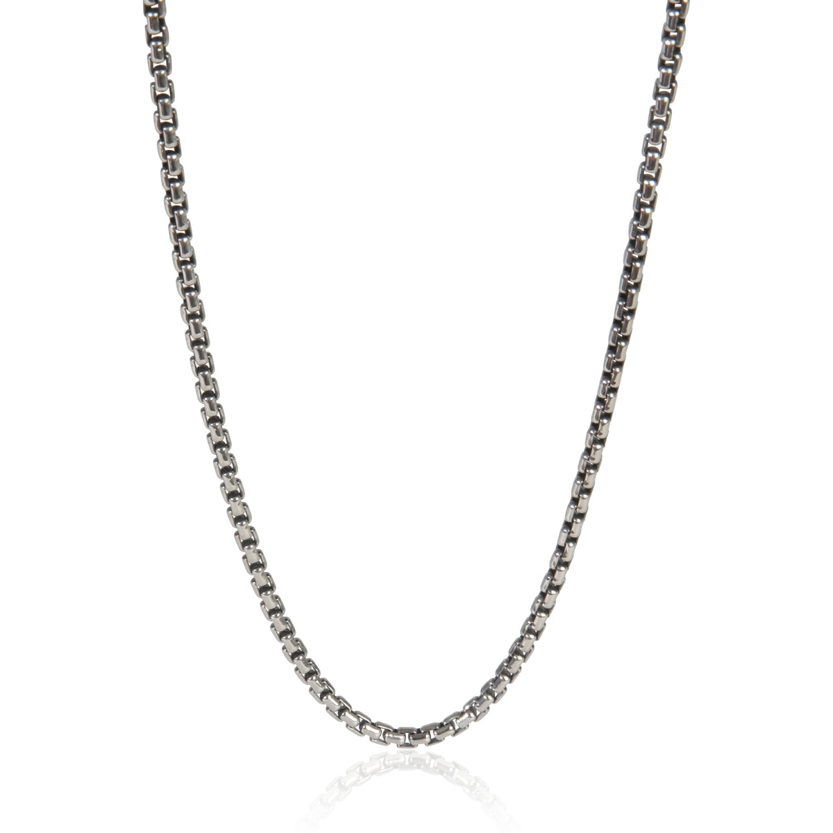 Sterling Silver  Box Chain Necklace