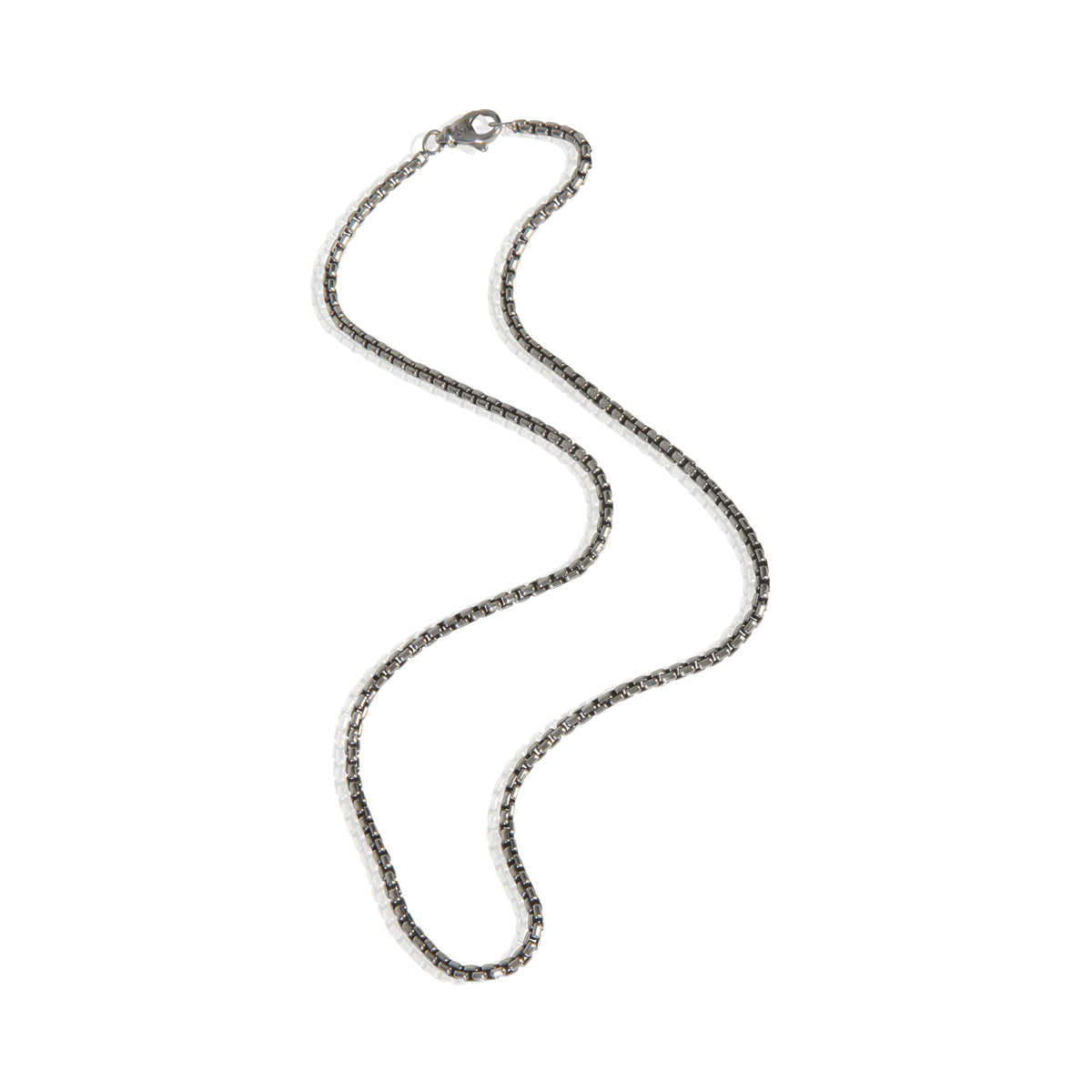 Sterling Silver  Box Chain Necklace