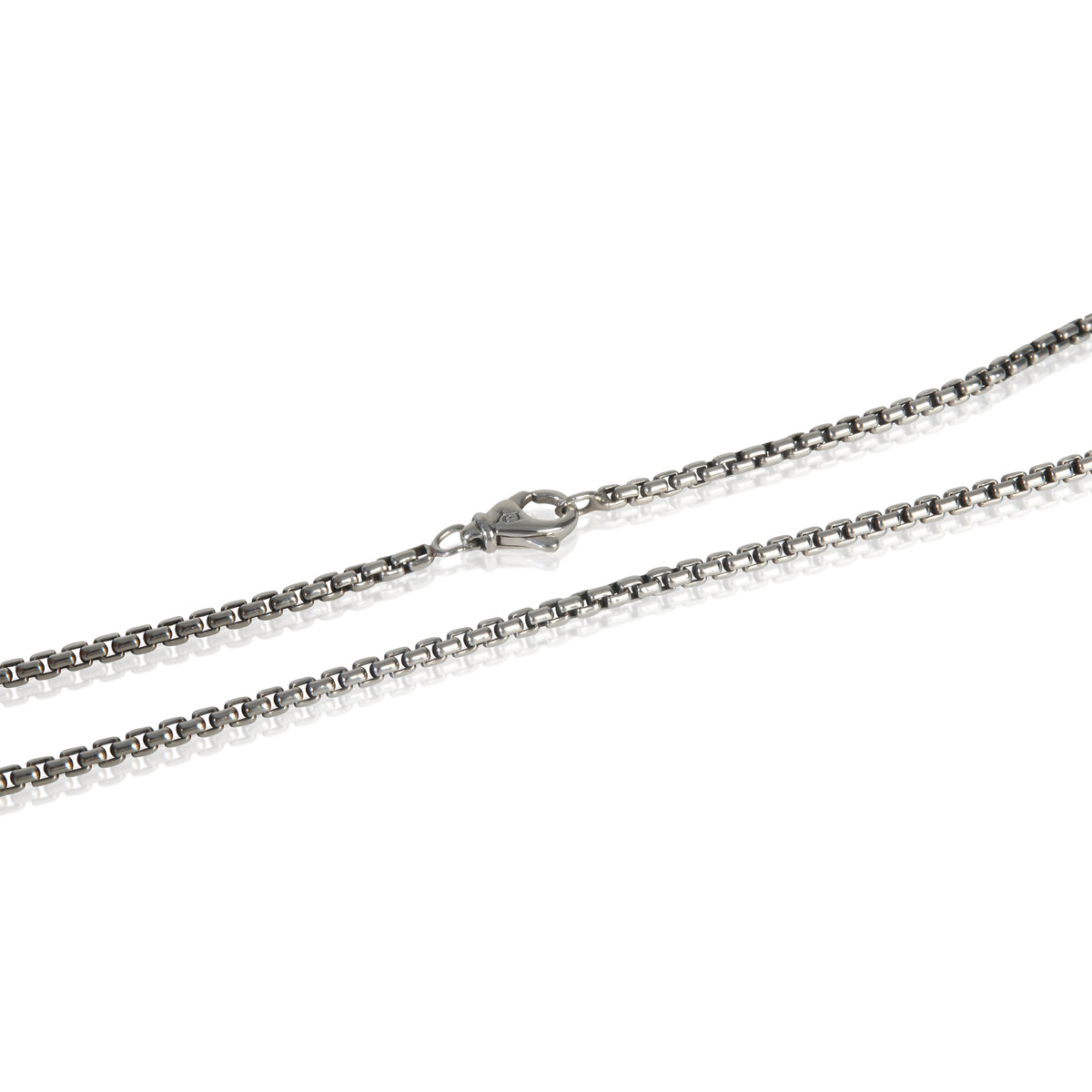 Sterling Silver  Box Chain Necklace