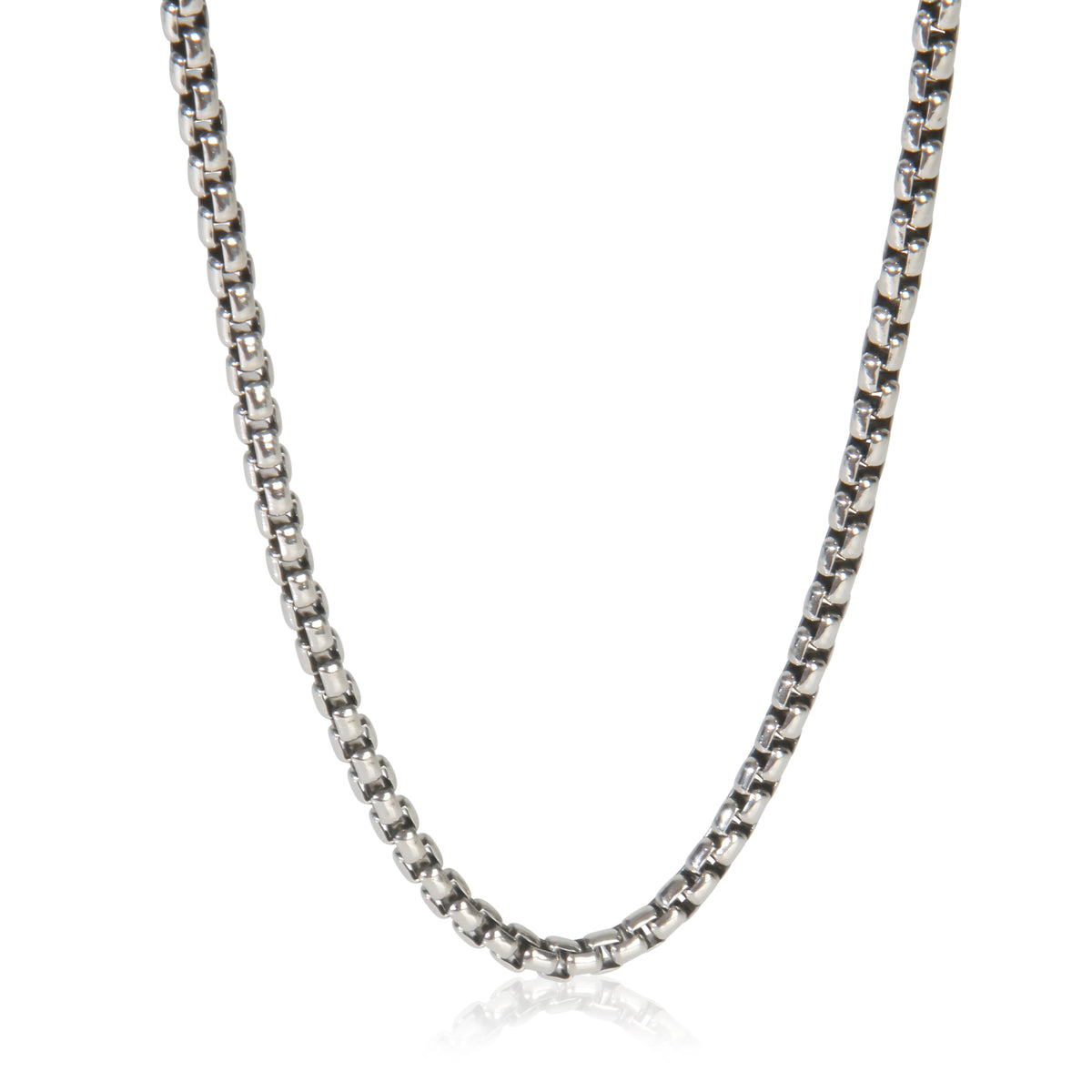 Sterling Silver  Box Chain Necklace