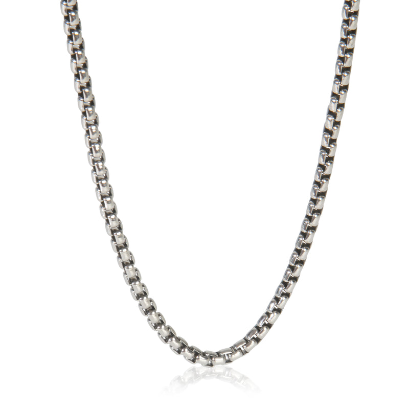 Sterling Silver  Box Chain Necklace