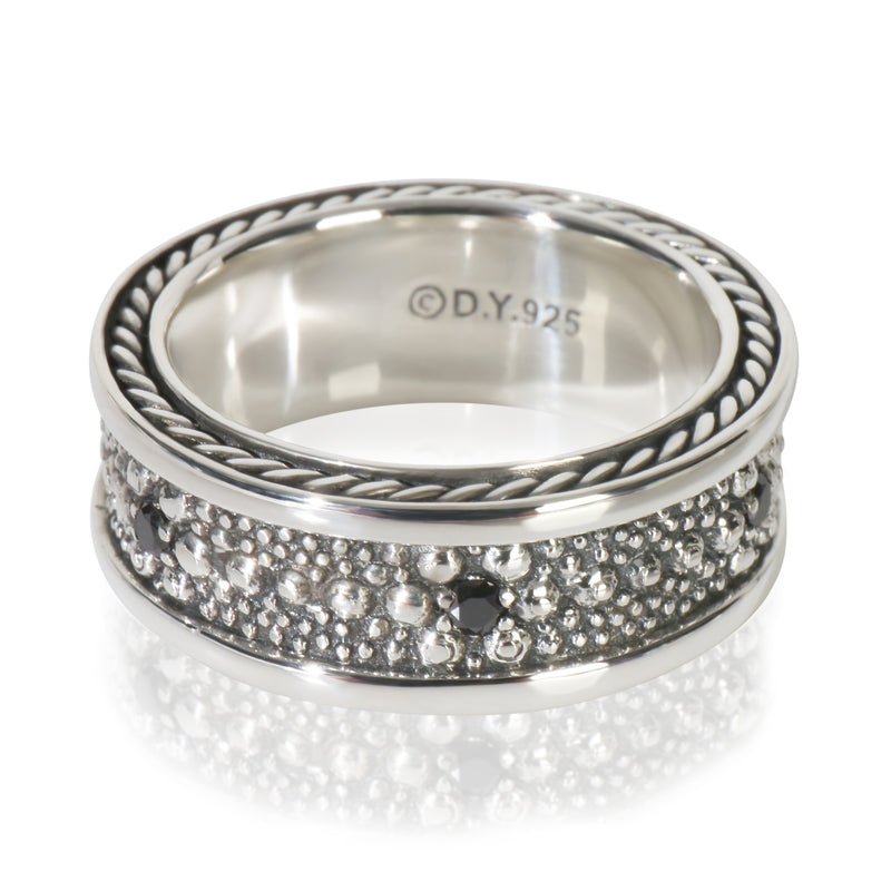 Sterling Silver Diamond Sea Urchin Ring