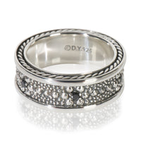 Sterling Silver Diamond Sea Urchin Ring