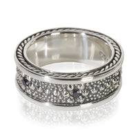 Sterling Silver Diamond Sea Urchin Ring