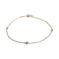 Yellow Gold Diamond Elsa Peretti Diamond By The Yard Bracelet