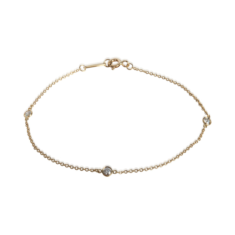 Yellow Gold Diamond Elsa Peretti Diamond By The Yard Bracelet