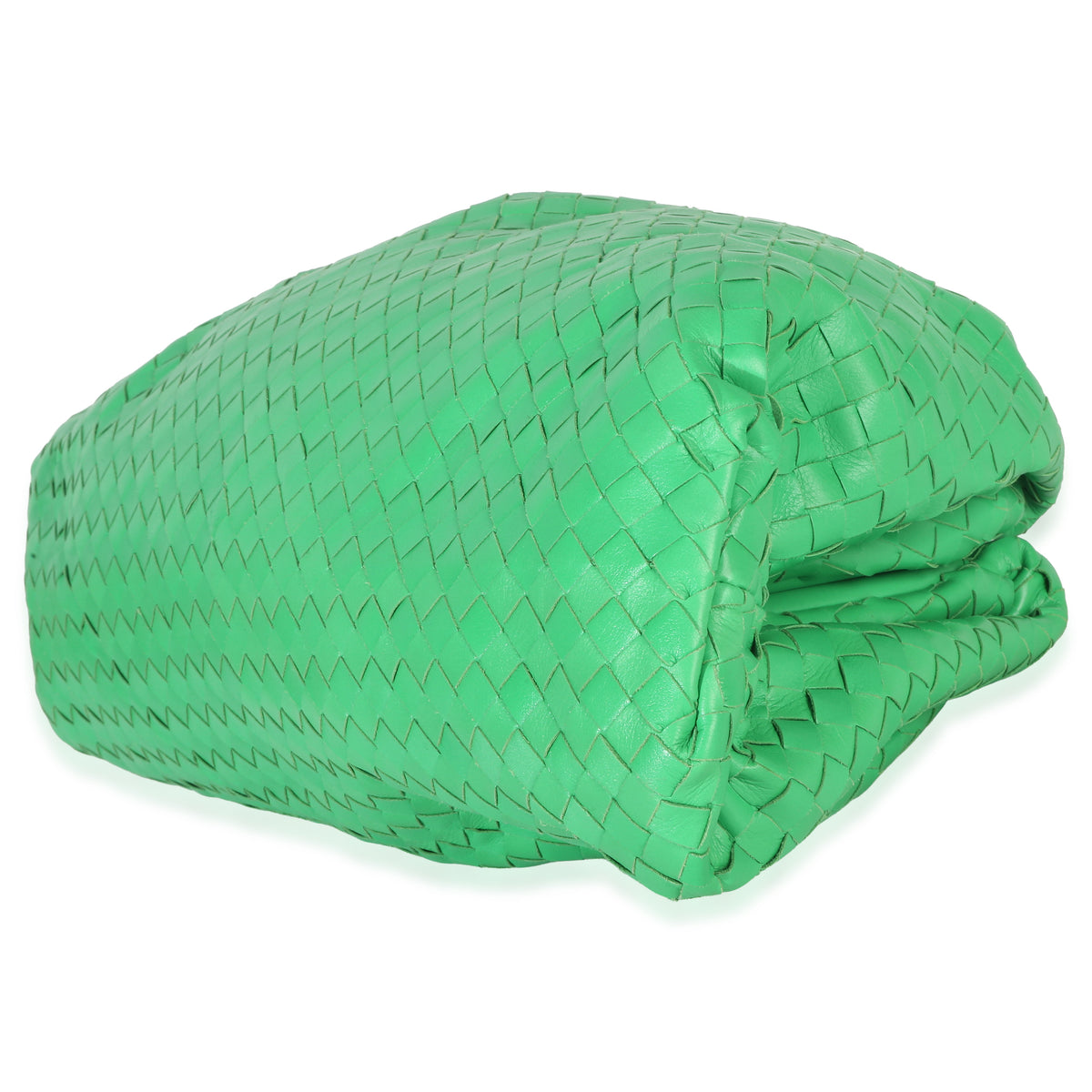 Bottega Veneta Parakeet Nappa Intrecciato Maxi Pouch Handbag box