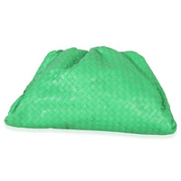 Bottega Veneta Parakeet Nappa Intrecciato Maxi Pouch Handbag bv