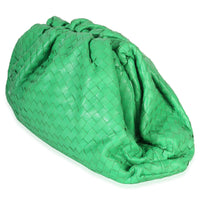 Bottega Veneta Parakeet Nappa Intrecciato Maxi Pouch Handbag sv