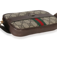 Gucci Beige GG Supreme Canvas Ophidia Belt Bag Handbag clasp