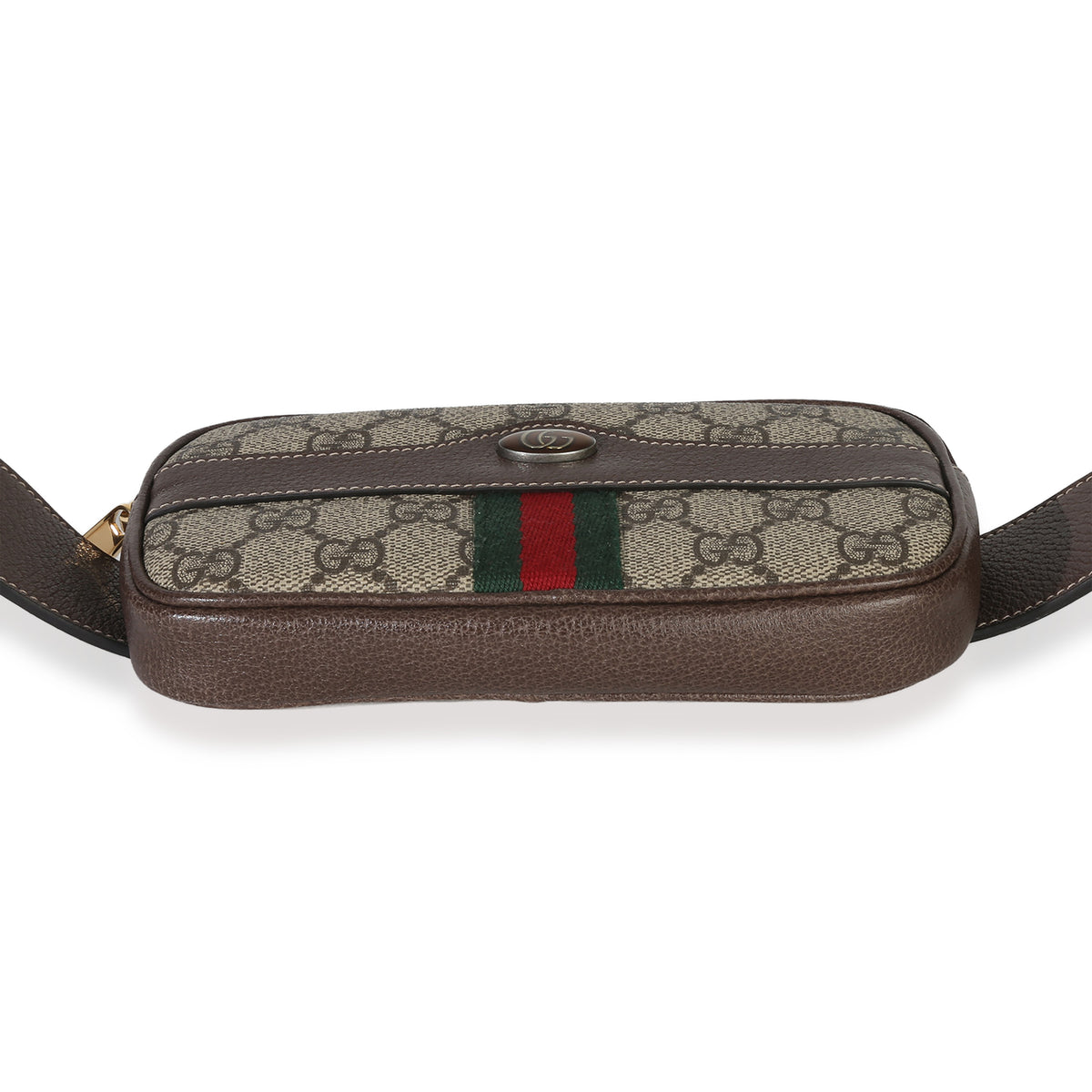 Gucci Beige GG Supreme Canvas Ophidia Belt Bag Handbag stamp