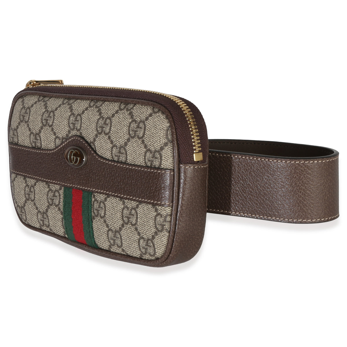 Gucci Beige GG Supreme Canvas Ophidia Belt Bag Handbag sv