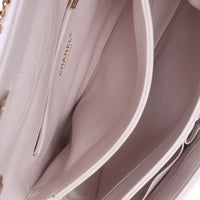 Chanel Pale Pink Quilted Lambskin Small Trendy Top Handle Bag Handbag ad1