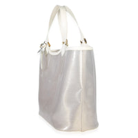 Louis Vuitton White Epi Plage Vinyl Lagoon Bay Tote Handbag sv