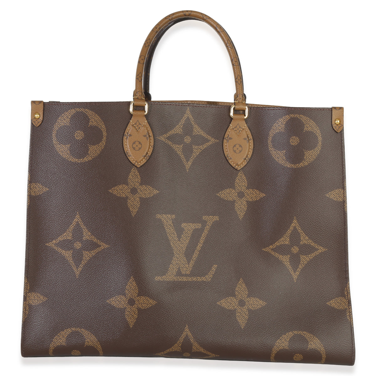 Louis Vuitton Reverse Monogram Canvas Onthego GM Handbag bv