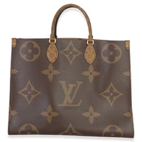 Louis Vuitton Reverse Monogram Canvas Onthego GM Handbag bv