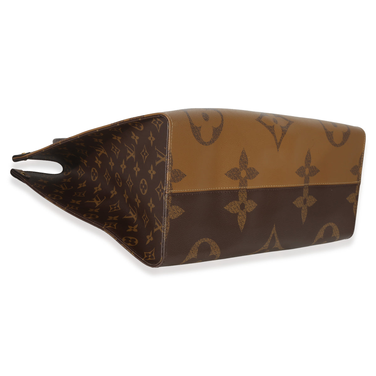 Louis Vuitton Reverse Monogram Canvas Onthego GM Handbag clasp