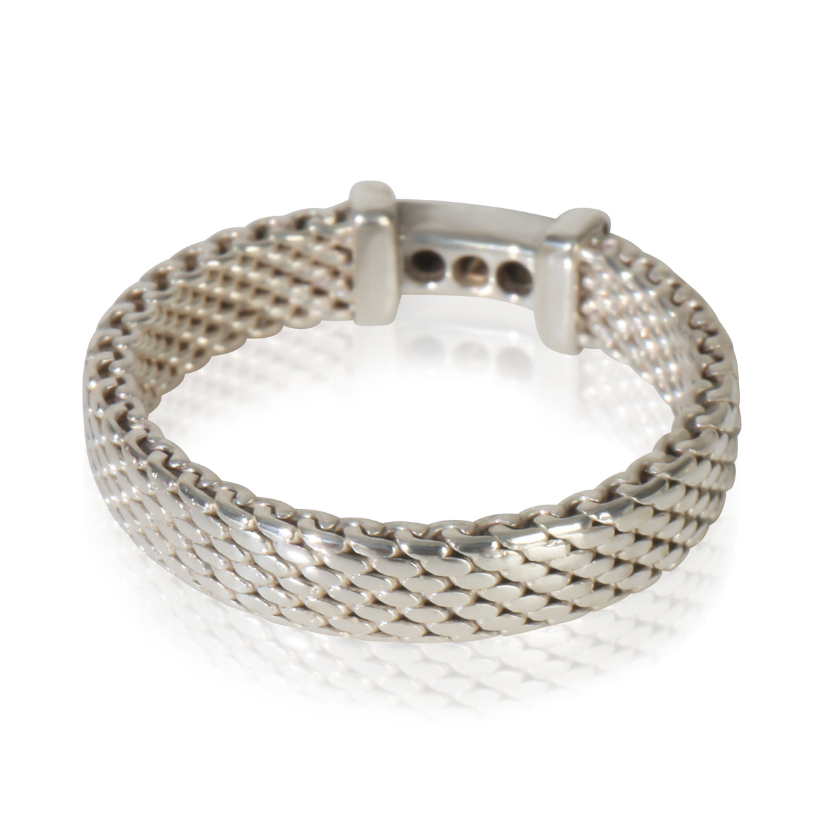 Sterling Silver Diamond Somerset Mesh Ring