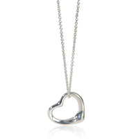 Sterling Silver  Elsa Peretti Open Heart Pendant