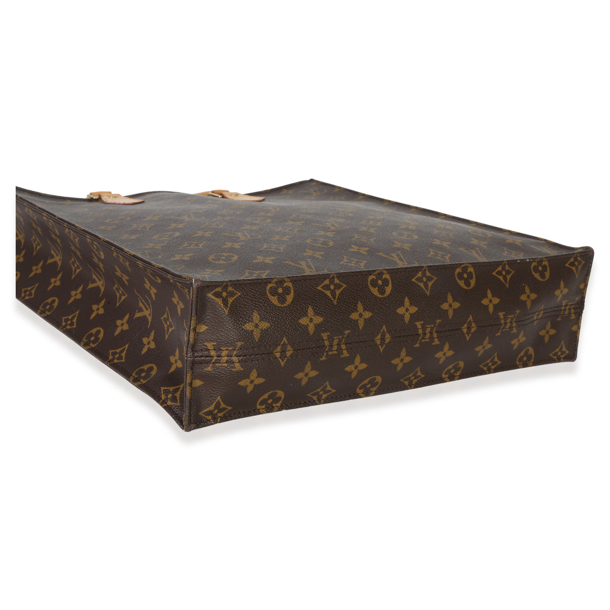 Louis Vuitton Monogram Canvas Sac Plat Tote Handbag clasp