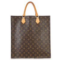 Louis Vuitton Monogram Canvas Sac Plat Tote Handbag fv