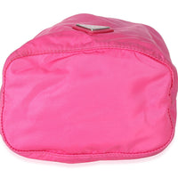 Prada Pink Tessuto Logo Drawstring Pouch Handbag stamp