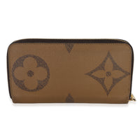 Louis Vuitton Giant Reverse Monogram Canvas Zippy Wallet Handbag bv