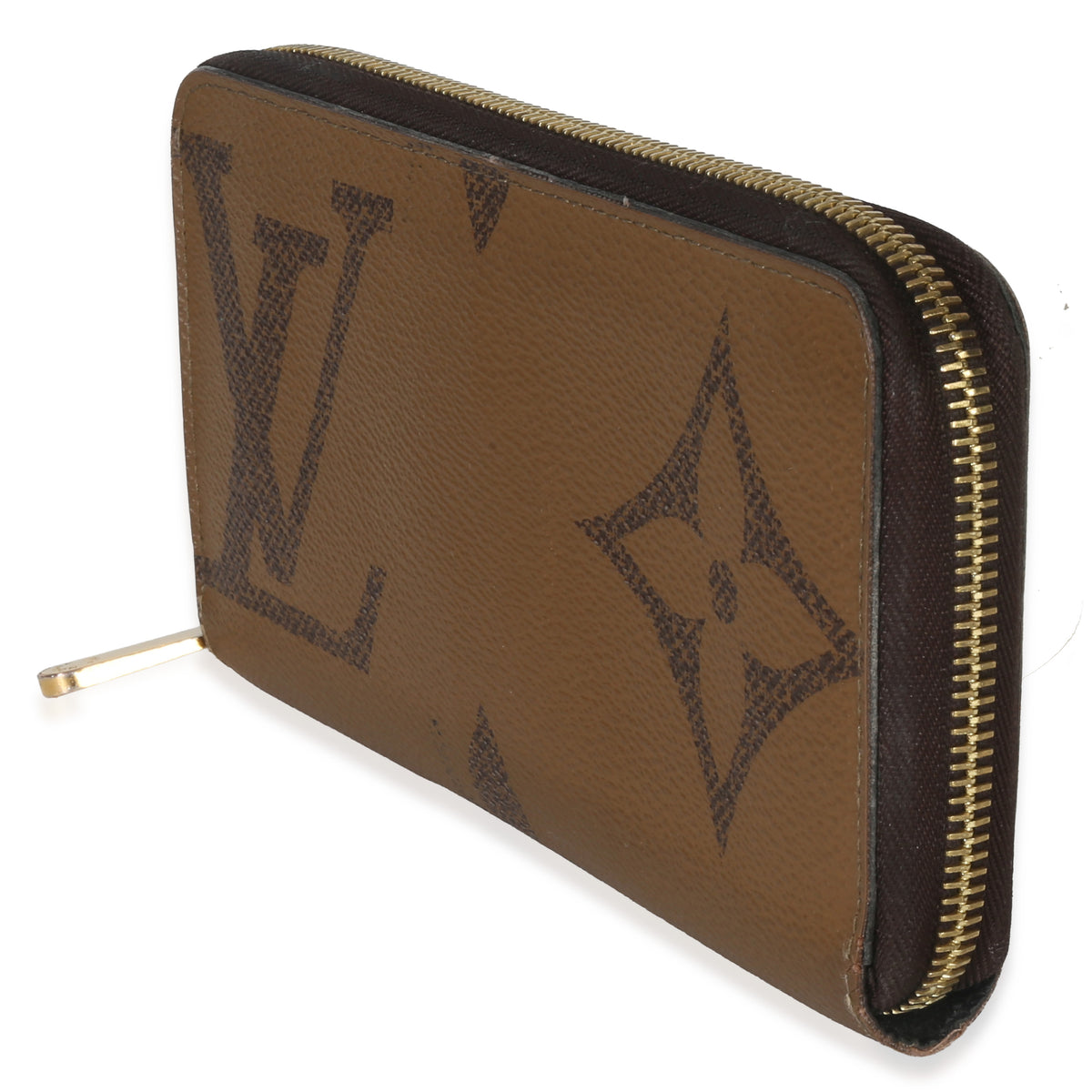 Louis Vuitton Giant Reverse Monogram Canvas Zippy Wallet Handbag sv