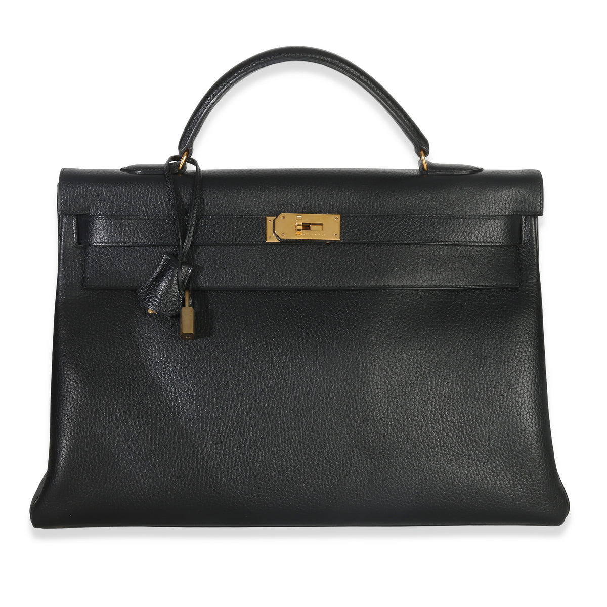 Vintage Black Ardennes Retourne Kelly 40 GHW