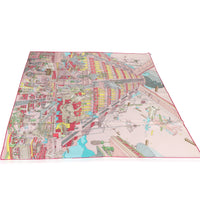 Pink Silk Legende du Cheval a Plume Scarf 90