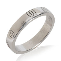 Cartier White Gold  Happy Birthday Band bv