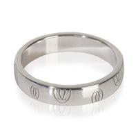 White Gold  Happy Birthday Band