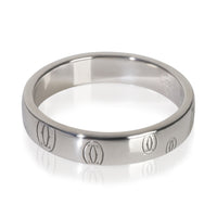 White Gold  Happy Birthday Band