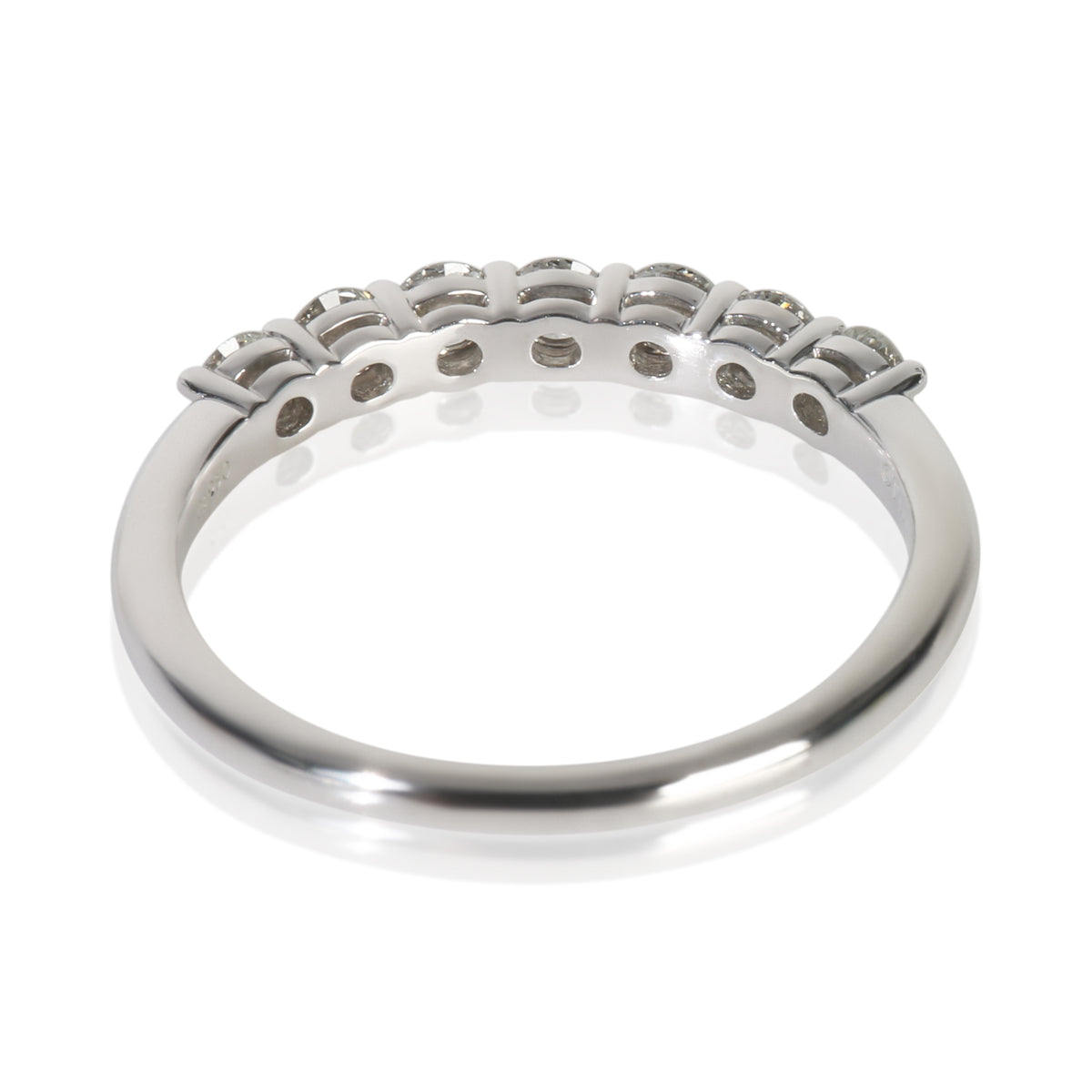 Tiffany & Co. Platinum Diamond Band pv