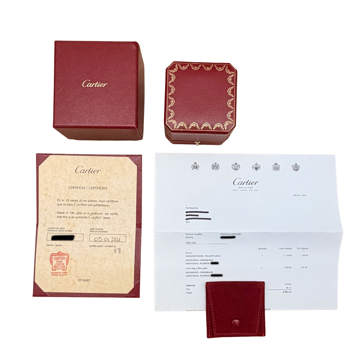 Yellow Gold  Love Ring