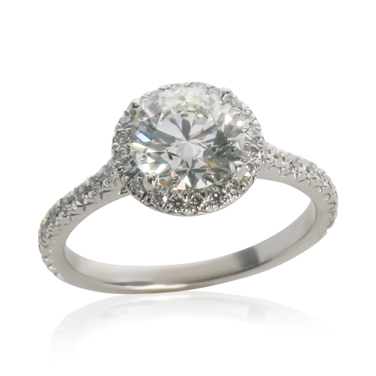 Tiffany & Co. 1.15 ct Round Brilliant Diamond Soleste Engagement Ring bv
