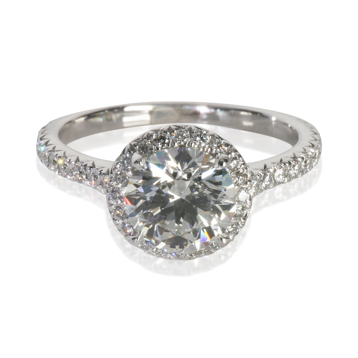 Tiffany & Co. 1.15 ct Round Brilliant Diamond Soleste Engagement Ring fv
